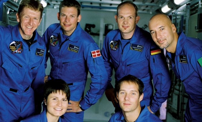 фото европейских космонавтов