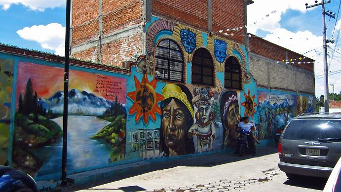 граффити в Мексике фото